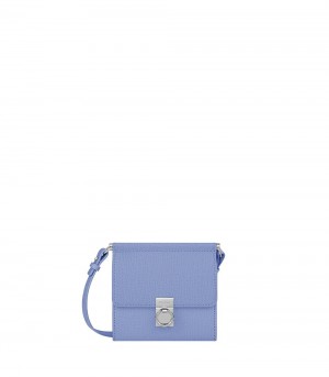 Portofel Polene Numéro Sept Crossbody Lavanda | 36102-SCRV