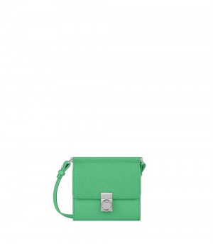 Portofel Polene Numéro Sept Crossbody Verzi | 47620-VYLI