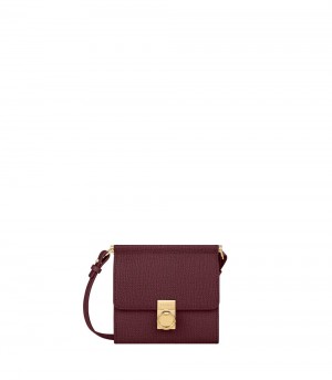 Portofel Polene Numéro Sept Crossbody Visinii | 73084-ORMT