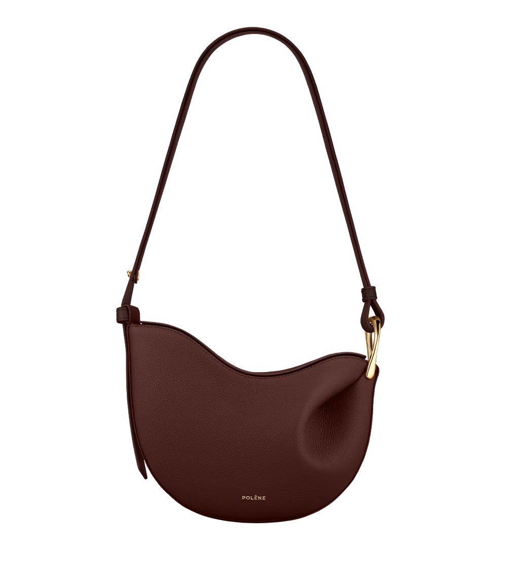 Geanta Crossbody Polene Tonca Ciocolata | 35012-QRSW