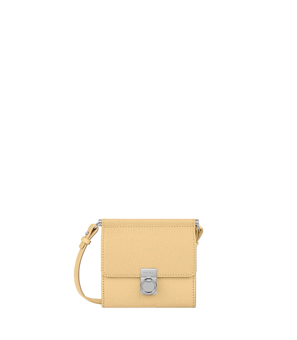 Portofel Polene Numéro Sept Crossbody Galbeni | 78209-HCBG