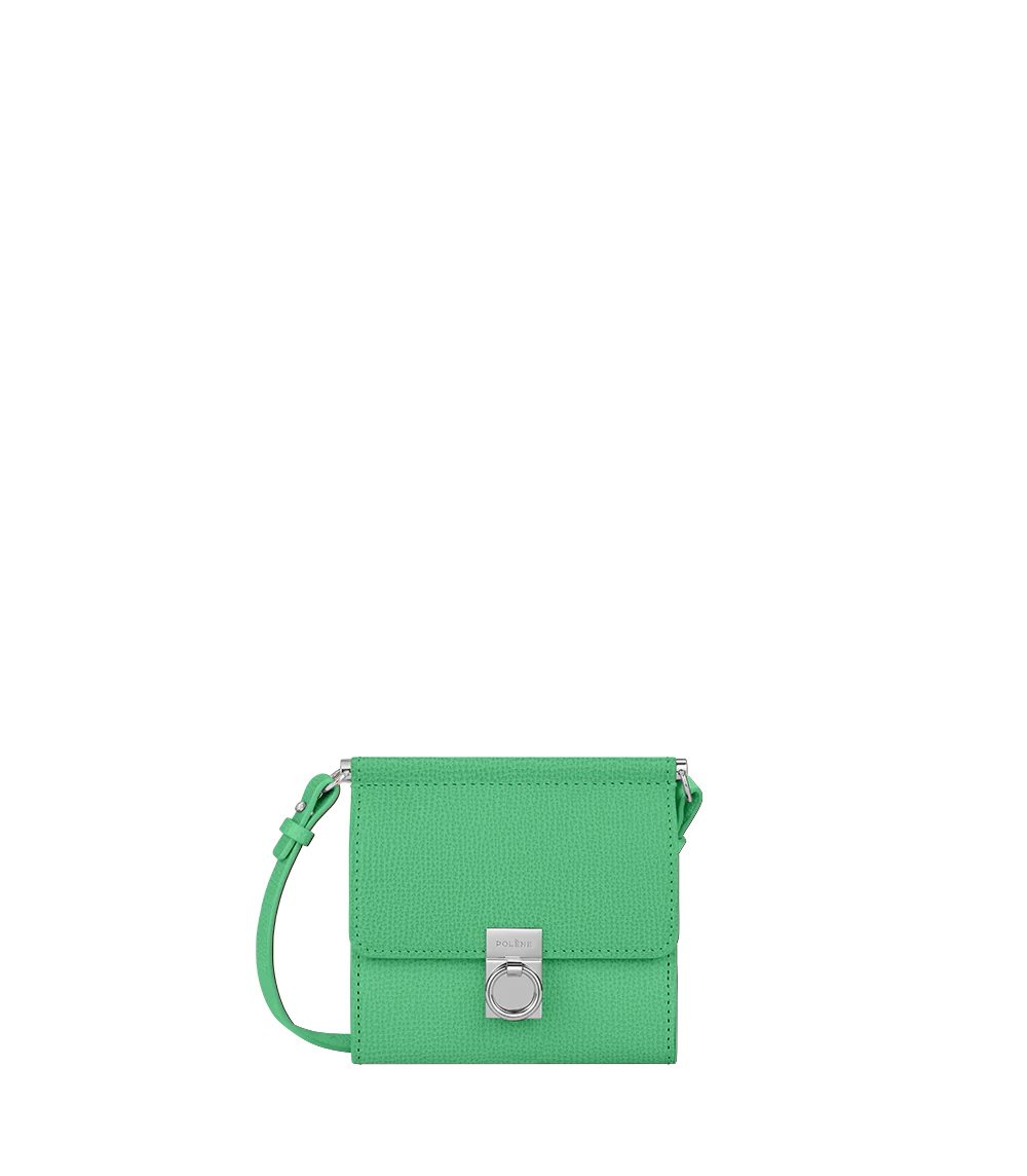 Portofel Polene Numéro Sept Crossbody Verzi | 47620-VYLI